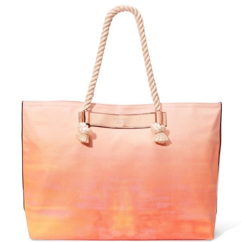 Victoria Secret - Bombshell Sundrenched Carryall Canv as Tote - Sunset Ombré
